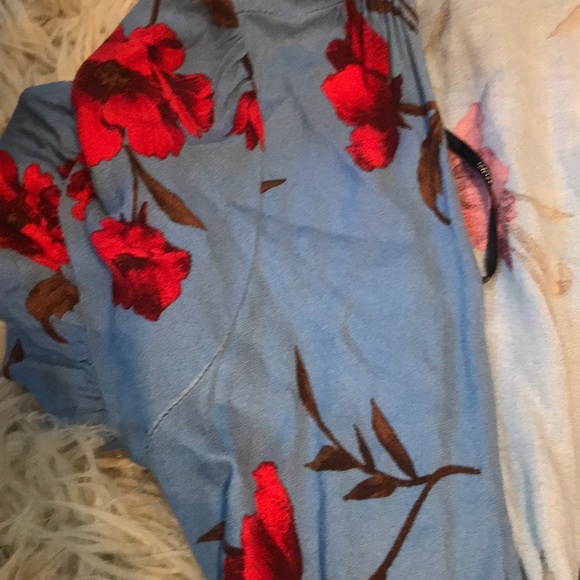 *Forever 21 blue and red flowered maxi - Picture 6 of 8